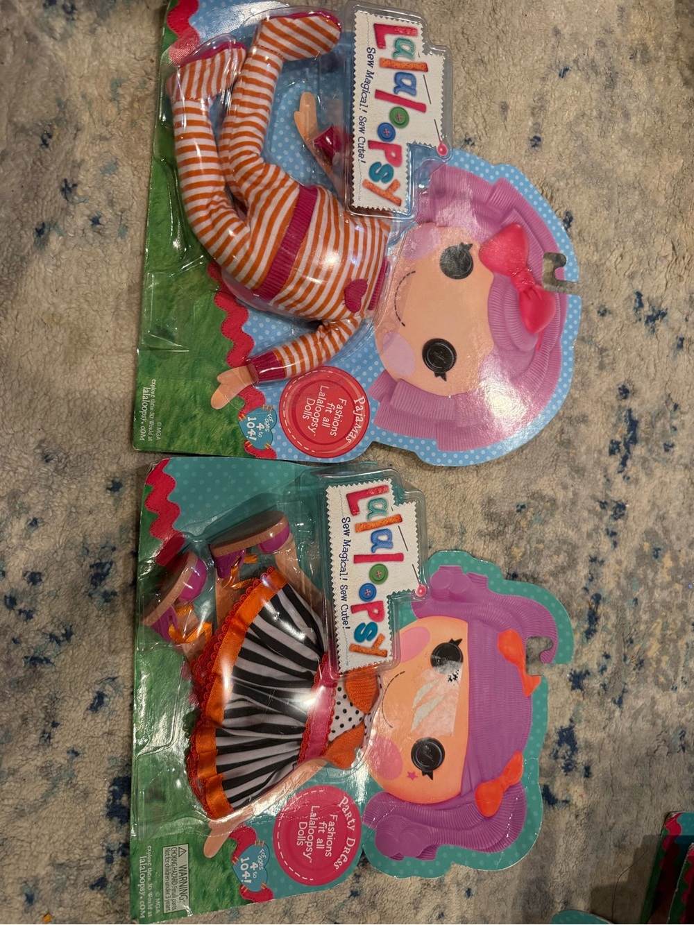 Pack of 2 Lalaloopsy Doll Clothing Sets – New in Original Packaging